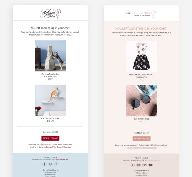 Abandoned Cart Email